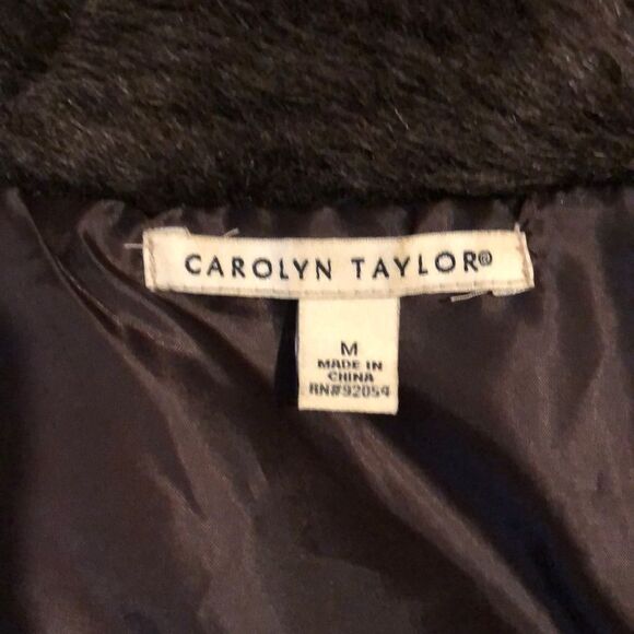 Carolyn Taylor Quilted Puffer Vest Faux Fu… - Picture 6 of 8
